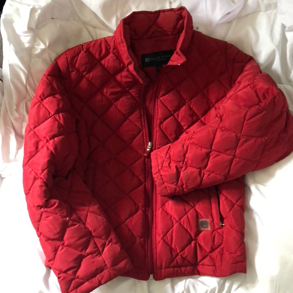 Kenneth Cole Red Reaction down coat